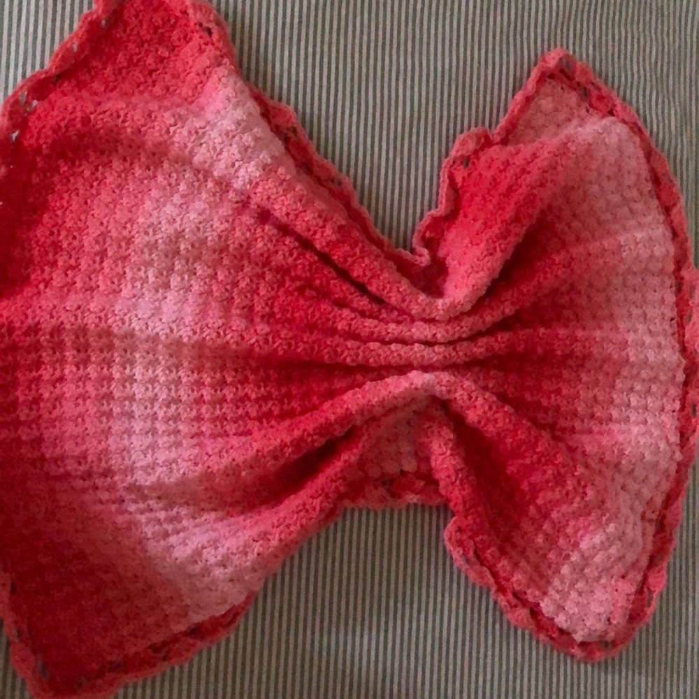 SUMMER MELON Crochet Baby Blanket